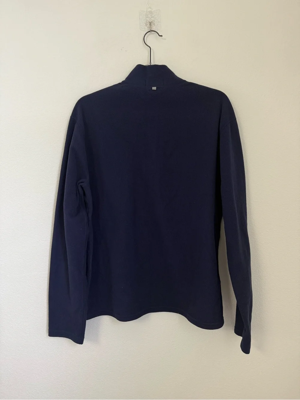 Polo Ralph Lauren Blue Performance Fleece 3/4 Zip Up Pullover Men’s Size L Pony
